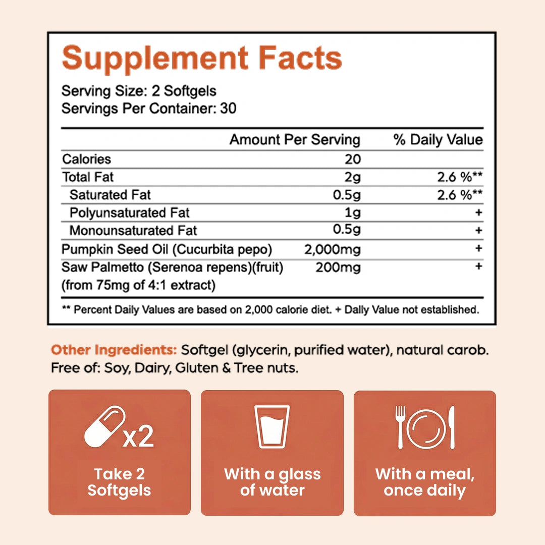 Pumpkin Seed Oil softgels